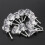 12 Pack Clear Acrylic Crystal Glass Cabinet Knobs 2.5cm Diameter 4