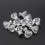 12 Pack Clear Acrylic Crystal Glass Cabinet Knobs 2.5cm Diameter 5