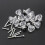 12 Pack Clear Acrylic Crystal Glass Cabinet Knobs 2.5cm Diameter 8