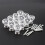 12 Pack Clear Acrylic Crystal Glass Cabinet Knobs 2.5cm Diameter 10