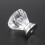 12 Pack Clear Acrylic Crystal Glass Cabinet Knobs 2.5cm Diameter 14