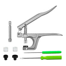 Druckknöpfzange für Bastelkleidung, Handzangenwerkzeug für Druckknöpfe aus Kunststoff, Druckknopfdruck für T3 T5 T8 Druckknöpfe