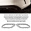 Gloss Chrome Exhaust Tip Trim for Mercedes 2