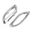 Gloss Chrome Exhaust Tip Trim for Mercedes 4