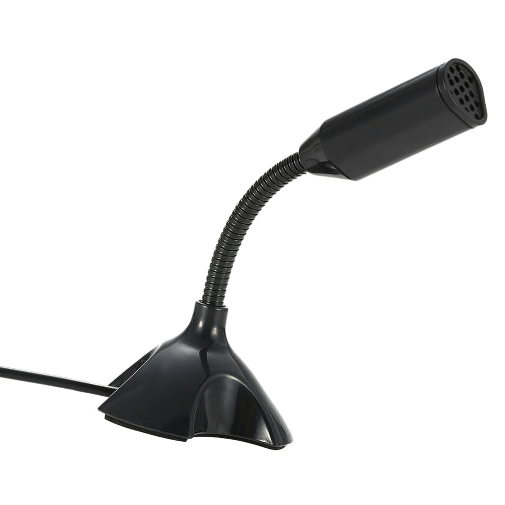 Usb Desktop Microphone 360 Adjustable Voice Chat & Recording Black 7891393172756
