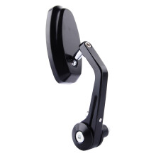 Schwarz Blau Motorrad Spiegel 22mm Alu Paar