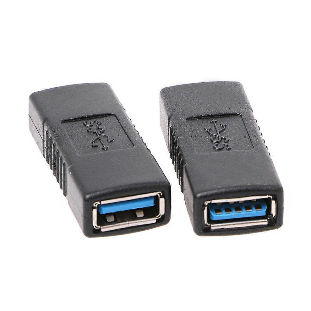 2Pcs Usb 3.0 Type A Female To Female Adapter Coupler Gender Changer Connector 6935161850154