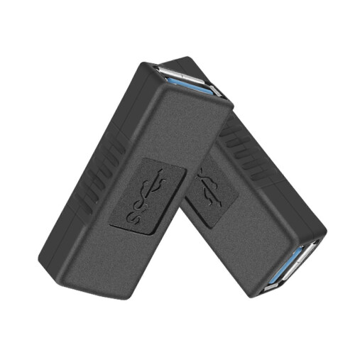 2 PCS USB 3.0 Typ A Weibchen-zu-Weibchen-Adapterkupplung Geschlechtswechselanschluss 2