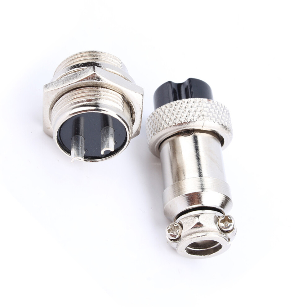 Gx16 2 Pins Screw Type Electrical Aviation Connector Weatherproof And Secure 5091393091824