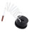 Wireless Bluetooth Earbuds Waterproof 6mm Driver Noise Cancelling Black 4