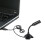 USB Desktop Microphone 360 Adjustable Voice Chat & Recording Black 5