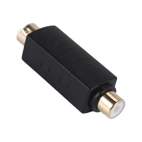 S-Video-Männchen-zu-RCA-Weibchen-Composite-Videoadapter Steckadapter, Mini-DIN 4-PIN-Kupplungs-Verlängerungsadapter 1