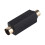 S-Video-Männchen-zu-RCA-Weibchen-Composite-Videoadapter Steckadapter, Mini-DIN 4-PIN-Kupplungs-Verlängerungsadapter 3