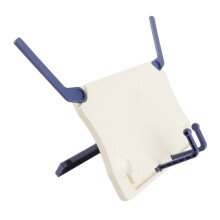 Folding ABS Tabletop Bookstand 21x15x1cm White Lightweight Holder