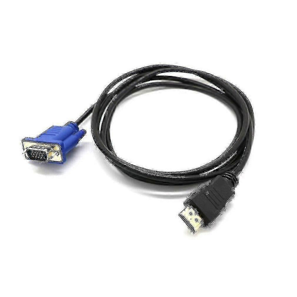Hdmi-Compatible To Vga Converter Cable Audio Cable D-Sub Male Video Adapter Cable Lead For Hdtv Computer Monitor For Pc Laptop Tv 6935161797633