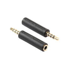 2 Pcs Omtp To Ctia / Ctia To Omtp Headset Audio Adapter 3.5mm Earphone Converter