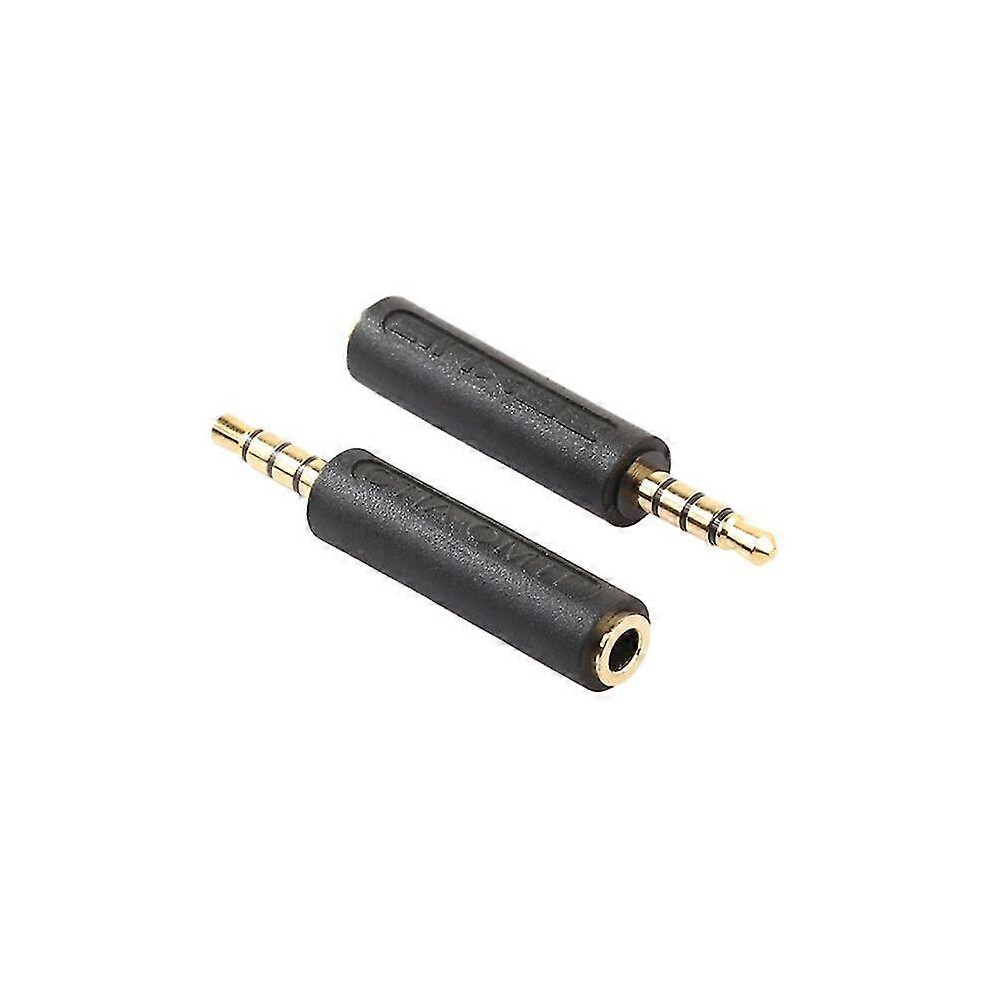 2 Pcs Omtp To Ctia / Ctia To Omtp Headset Audio Adapter 3.5Mm Earphone Converter Black 6935161788723