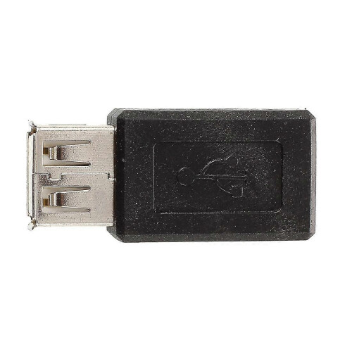 Schwarzer USB 2.0 Typ A Weib-zu-Micro-USB-B-Adapter Steckeradapter 2