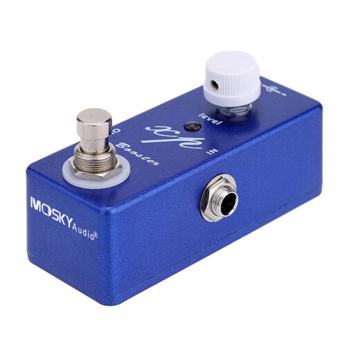 XP Booster Electric Guitar Effect Pedal - Blue, +20dB, Compact