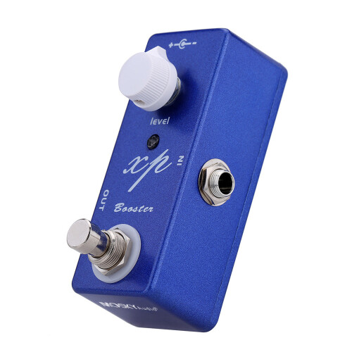 XP Booster Electric Guitar Effect Pedal - Blue, +20dB, Compact 2