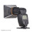 Portable Mini Flash Softbox Kit for DSLR, 12x10cm, Black/White 3
