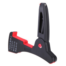 Aroma AGS-03 Foldable Rabbit Guitar & Bass Stand, Black/White