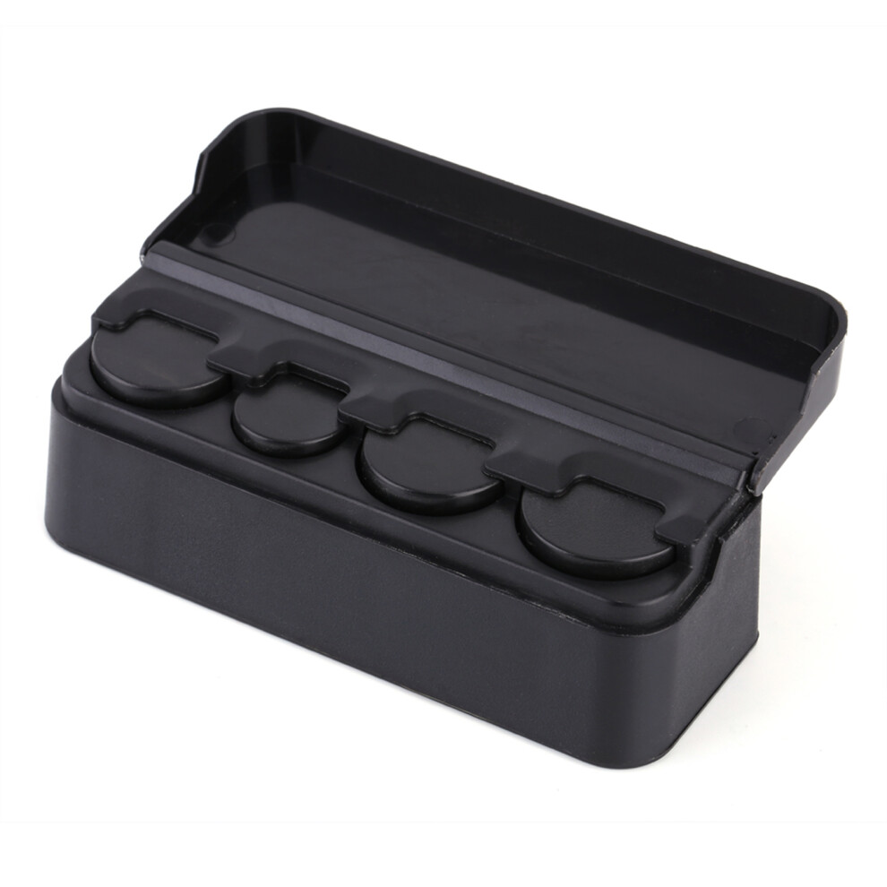 Car Coin Holder Case Plastic Storage Bag Compact Auto Coins Organizer 120Ml Black 5041393095827