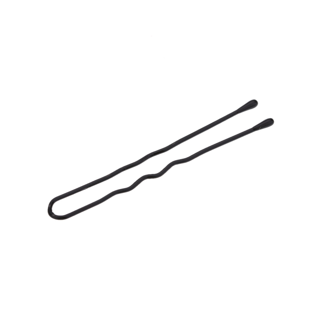 50 Pcs Black Metal U Shape Hair Bobby Pins 4.5cm Hair Clips