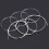 Six Strings Nylon Guitar Set, Super Light, Silver Plating, 11.9cm 1