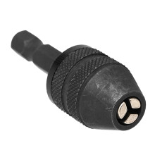 Drill Bit Chuck Converter 1/4in Keyless Hex Shank Rapid Change 0.3‑3mm
