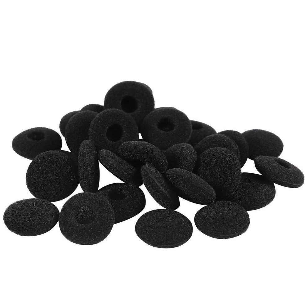 Replacement Earphone In Soft Foam Sponge Bearing Headsets Covers Black 6935161850734