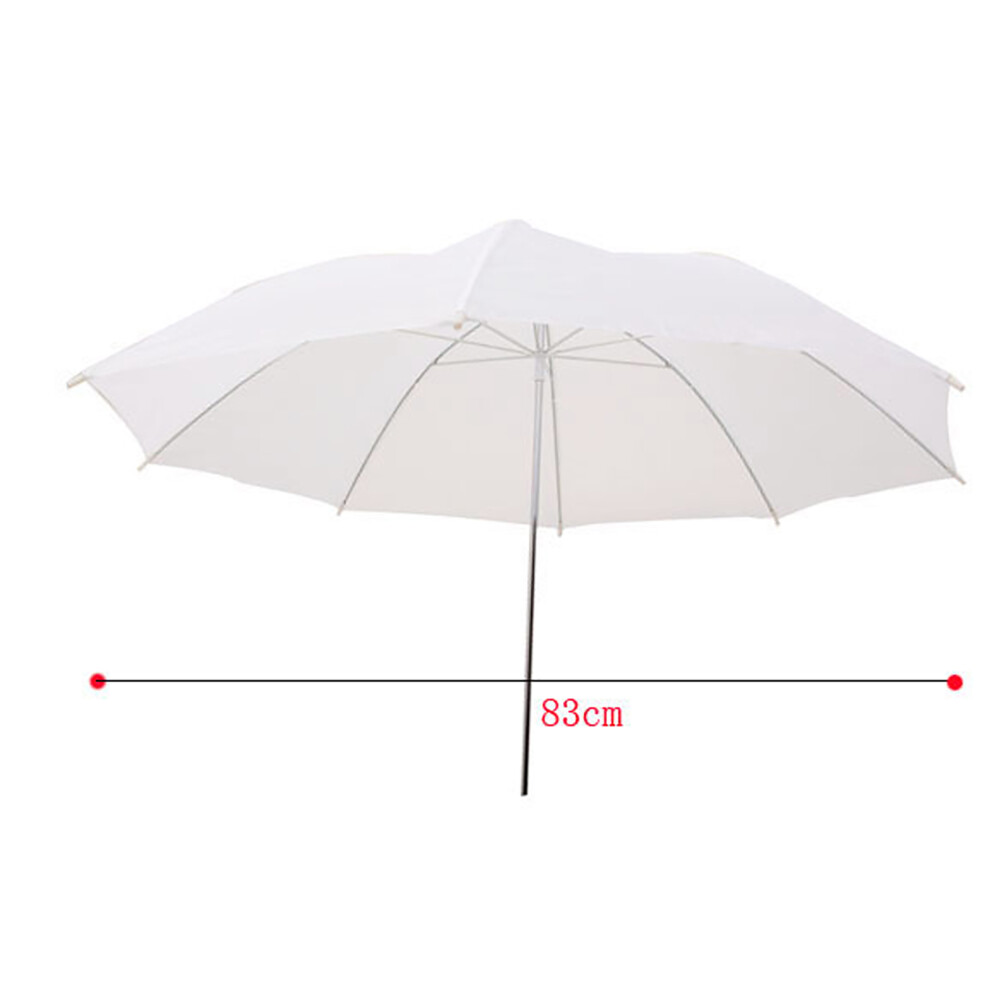 33In Translucent Studio Flash Soft Umbrella For Portrait & Product Photography White 9311393177820