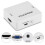 2TB External Hard Drive 3.5 Inch USB 3.0 Desktop Silver Storage 7