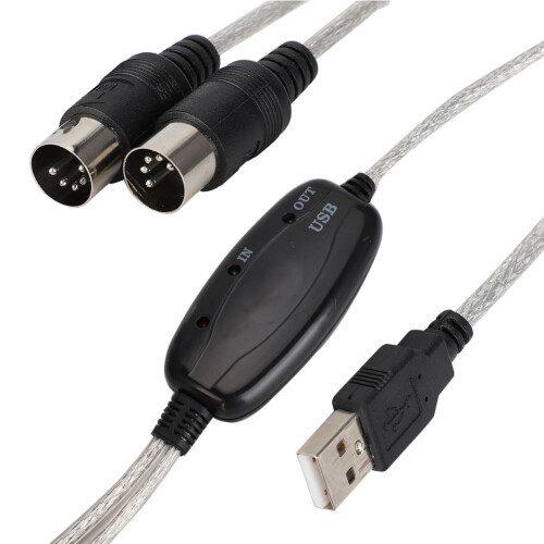 USB MIDI Cable Converter for PC Keyboard