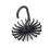 Durable Rotating Tie Rack Hanger with 20 Hooks Adjustable Steel Chrome 2