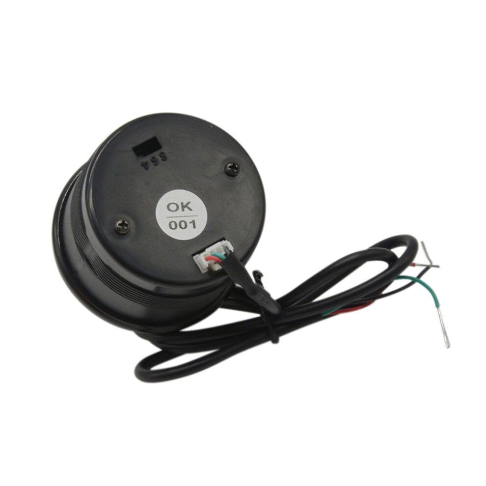 Digital Tachometer For Car 52Mm Lcd Rpm Gauge 0~9999, Black 9311393098736