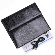 Wireless Bluetooth Keyboard with Leather Case for iPad 2/3, Black