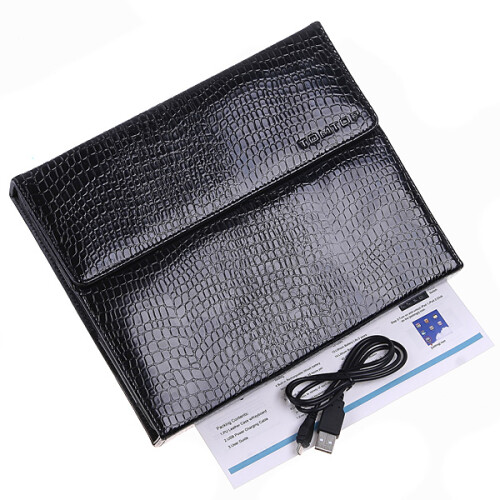 Wireless Bluetooth Keyboard with Leather Case for iPad 2/3, Black