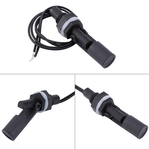 Side Mount Horizontal Liquid Float Switch for Aquarium, 8.7cm Black 1