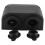 Durable Surface Mount Cigarette Lighter Socket 12V-24V Dual Port for Car Boat 6
