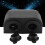 Durable Surface Mount Cigarette Lighter Socket 12V-24V Dual Port for Car Boat 11