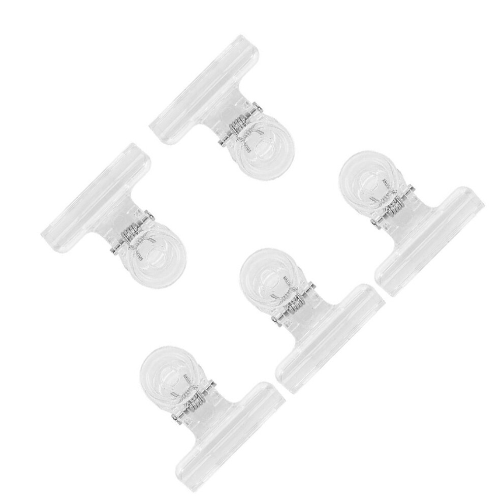 5pcs C-Curve Nail Extension Clips - Multifunctional Transparent Plastic
