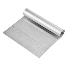 Stainless Steel Dough Scraper Cutter for Baking Pastry 15x12cm