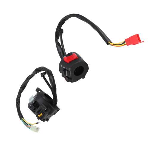 2x 7/8'' Motorcycle Handlebar Switch Horn 1
