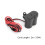 Universal Motorcycle USB Cigarette Lighter Socket Waterproof 2-in-1 5