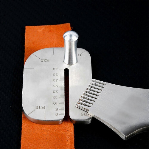 Leather Pulling Board Practical Cutting Ruler Tool Stainless Steel Manual Leather Cut Auxiliary Acc 2