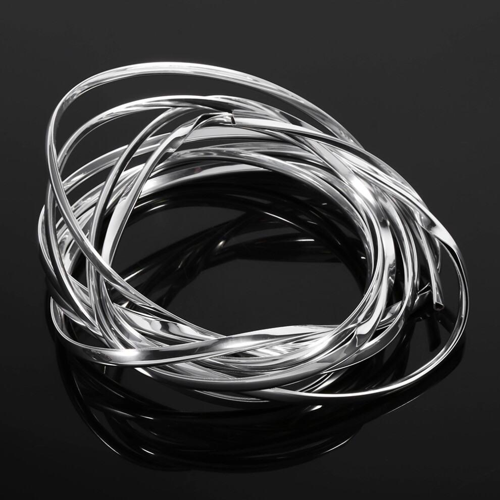 Car Interior Door Grille Molding Flexible Decor Strip Durable Plastic 4M Long 3071393102296