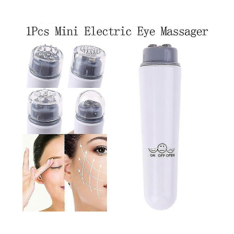 1x Mini Electric Eye Massager Facial Vibration Thin Device Face Lift Massage Pen