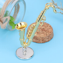 1:12 Puppenhaus Mini Saxophon Deko
