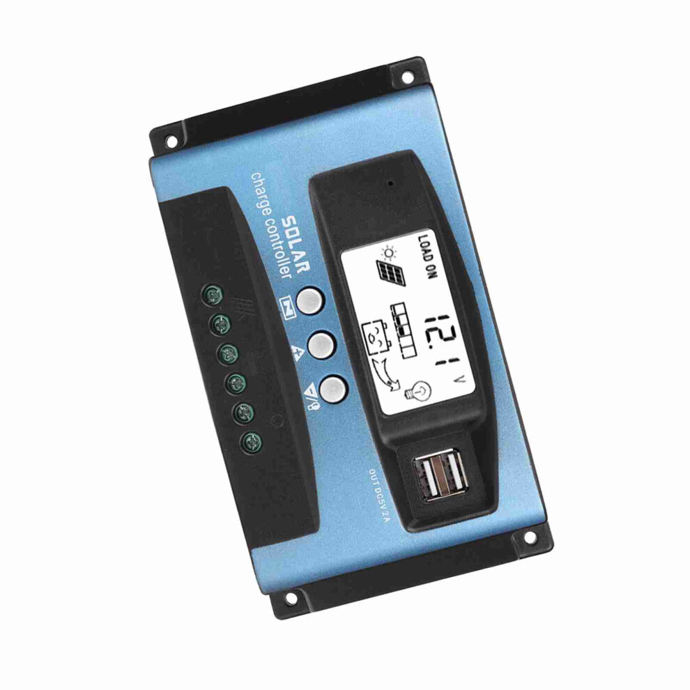 Mppt 60A Solar Charge Controller Dual Usb Lcd 12V/24VâEfficient, Safe 9381393102542